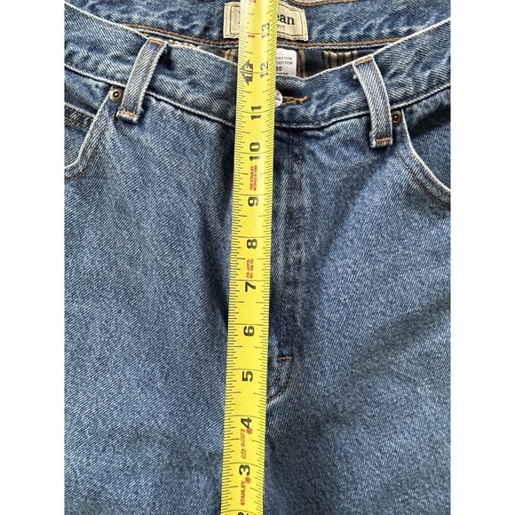 Men's LL Bean Classic Fit Flannel Lined Jeans Size 34x30 - Picture 5 of 9